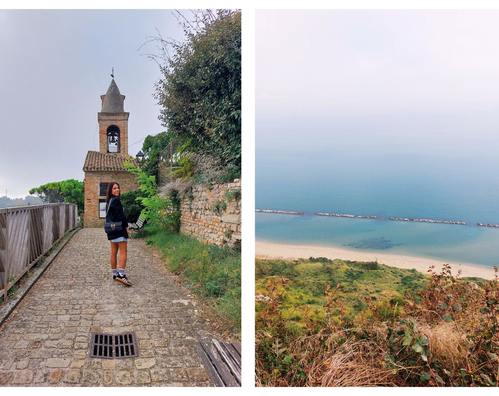Vista mare dal lungo balcone