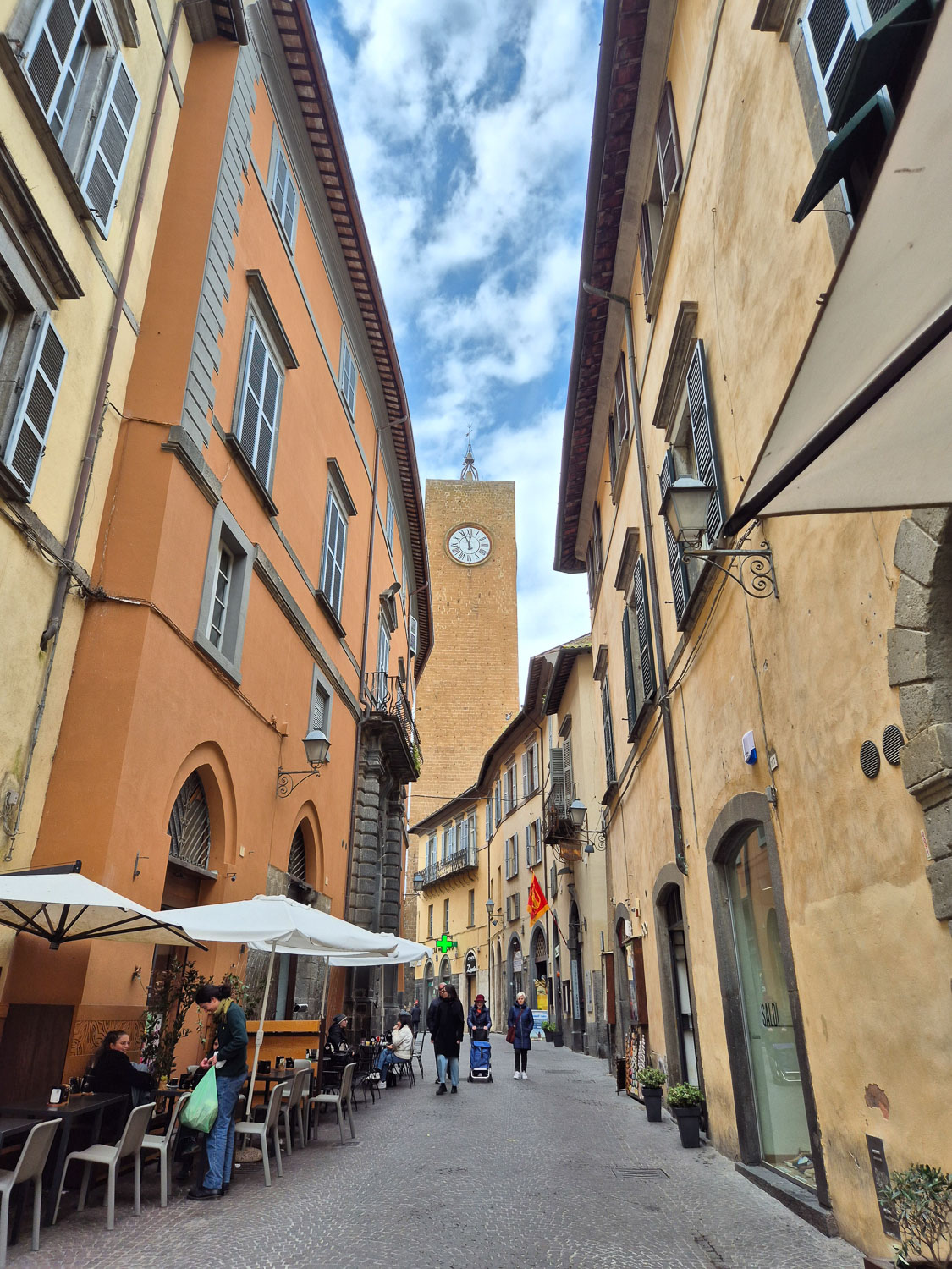 la via principale di Orvieto