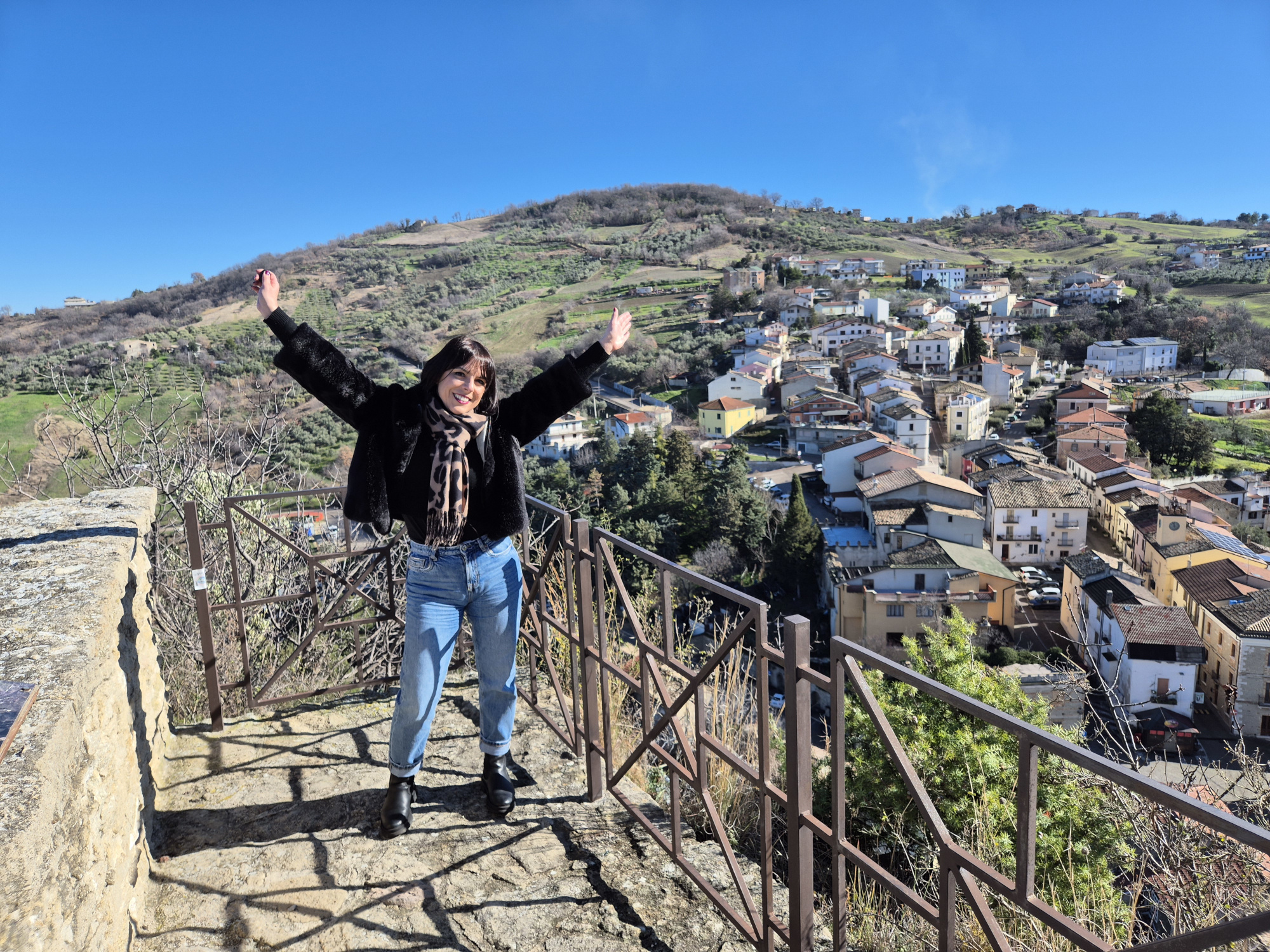 Punto panoramico - vista sul borgo