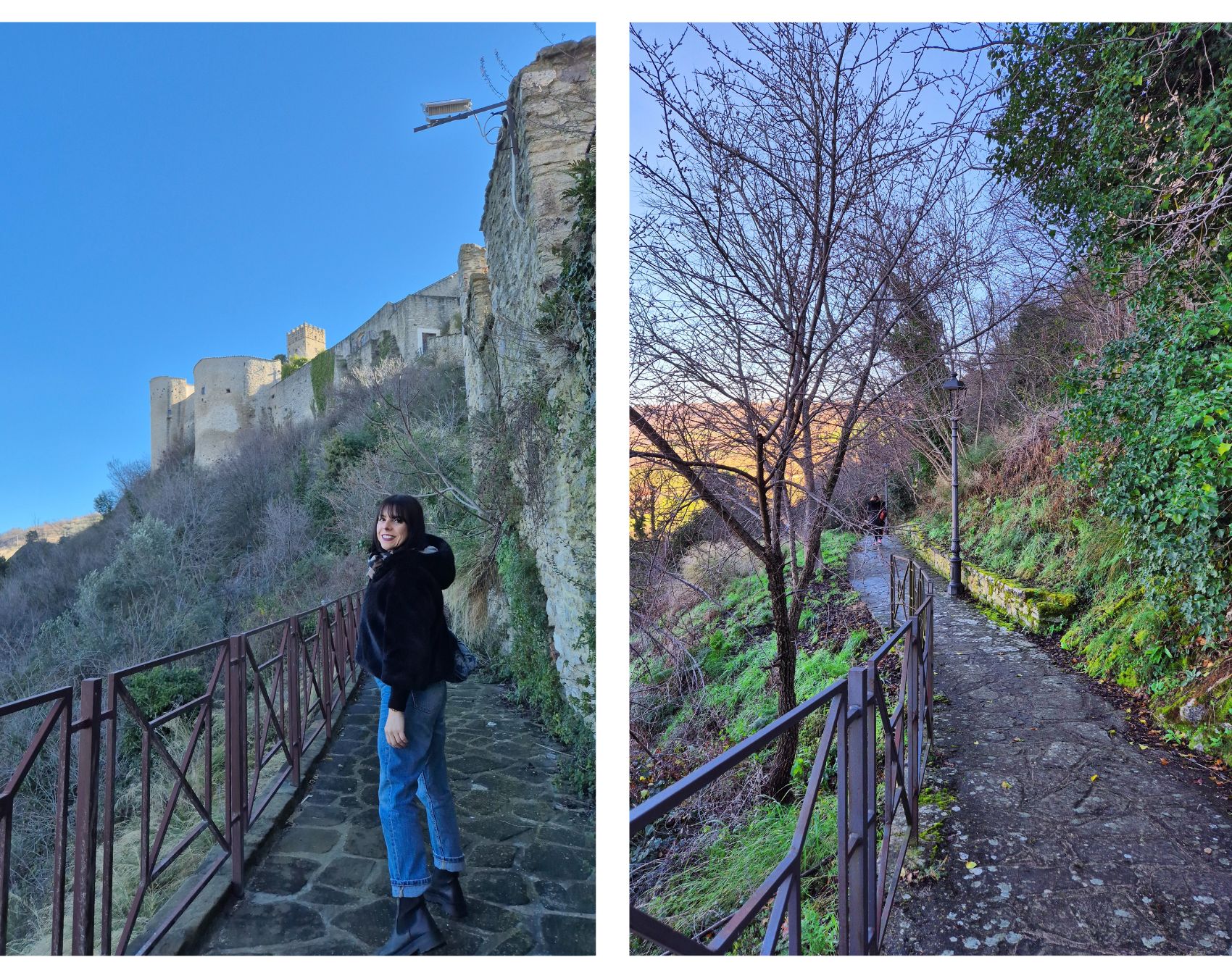Percorso panoramico ai piedi della rocca