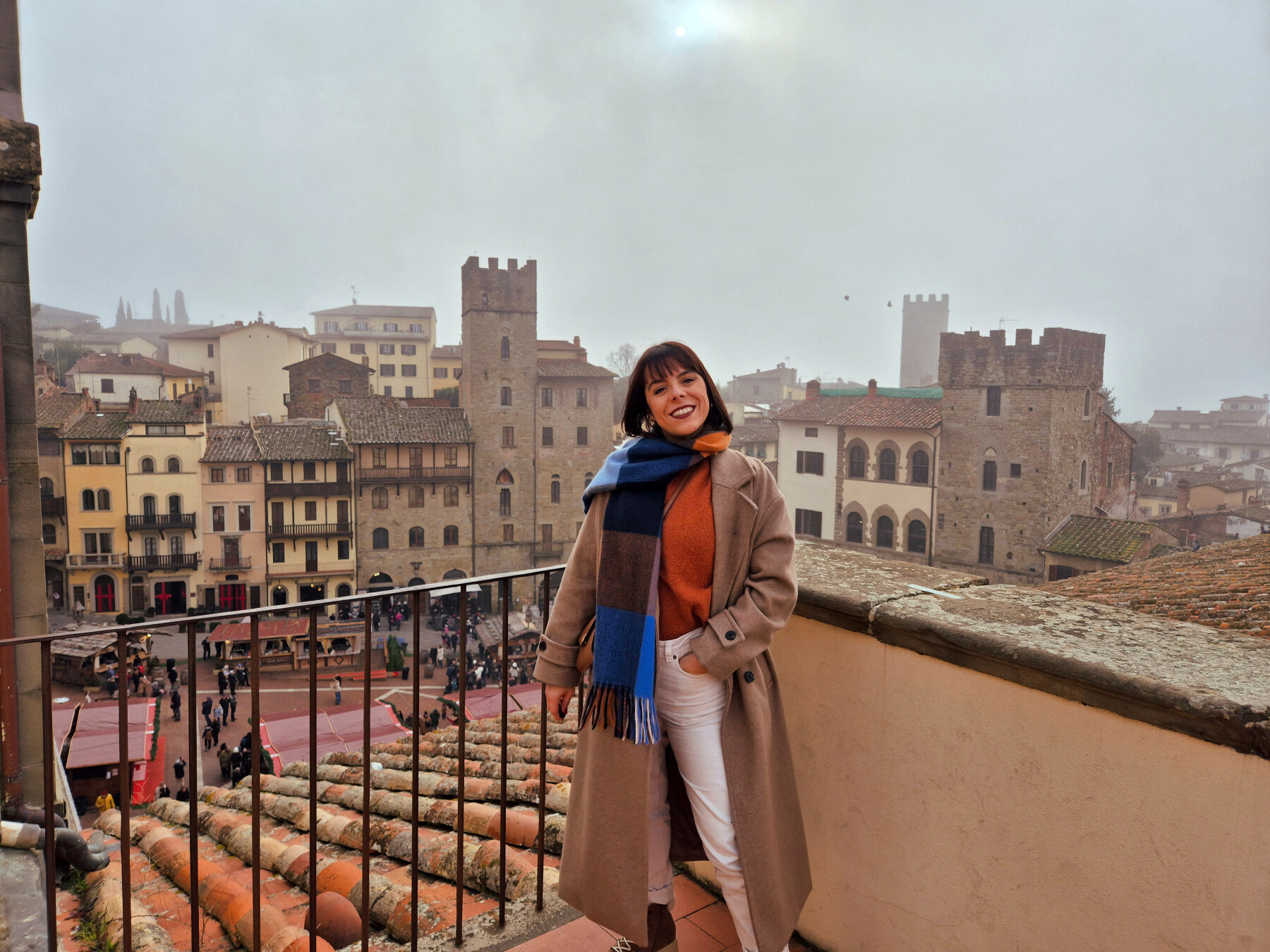 Terrazza e torre dell'orologio Arezzo