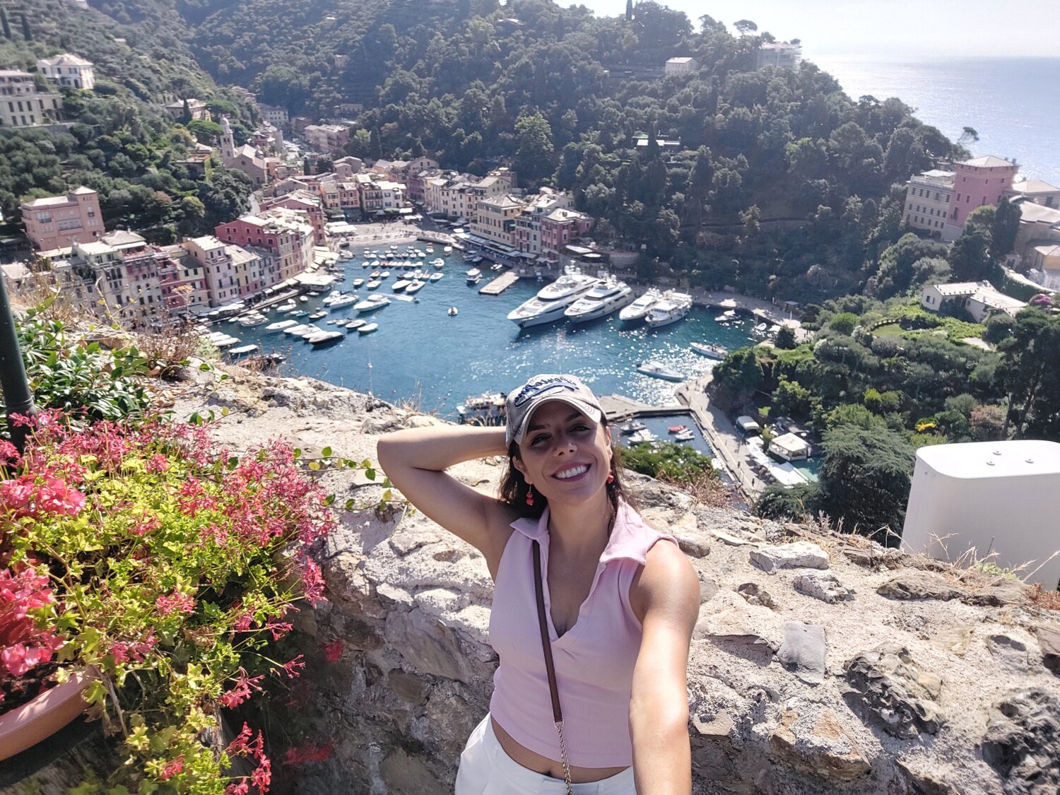 Sguardo su Portofino Dall’alto del Castello Brown